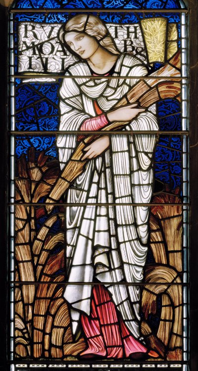 Edinburgh, St Giles Cathedral, Morris & Co., Edward Burne-Jones, Ruth, 1886 by Edward Burne Jones